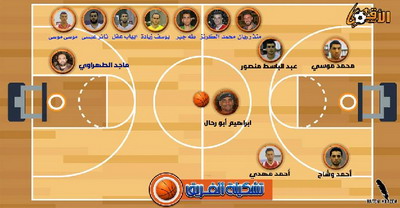 الفريق المثالي لدوري جوال لكرة السلة بقيادة المدرب ماجد الطهراوي