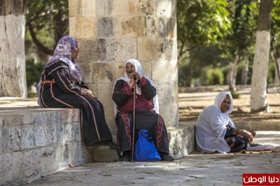 لأول مرة : في القدس..لا أحد سوى "أهل غزة" ..صور