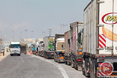 انخفاض الصادرات الفلسطينية خلال تموز