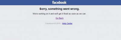 توقف مفاجئ لموقع فيسبوك العالمي