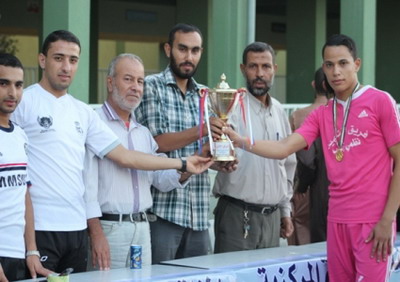 " الشهيد زعرب " بطلاً لبطولة الناشئين برفح