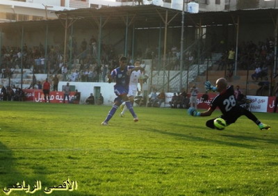 أهداف مباراة خدمات الشاطئ وغزة الرياضي