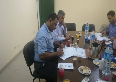 شباب رفح يوقع اتفاقية شراكة مع مؤسسة "التعاون"