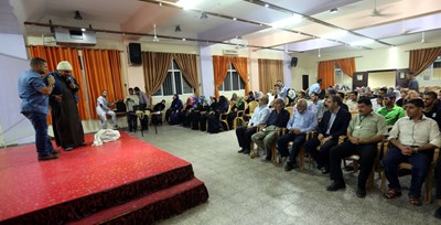 مشاركة البلدية في أمسية فنية بعنوان الأقصى قضيتي