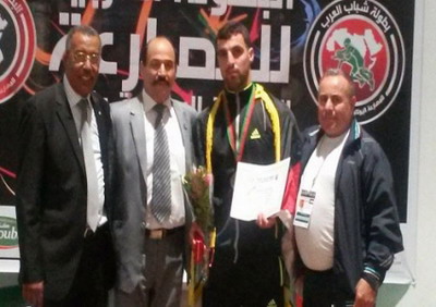 أبو اسنينة يتوج بميداليتين في البطولة العربية للمصارعة