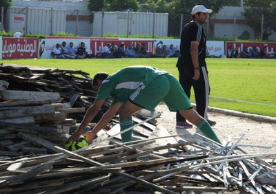 مسامير اليرموك تكبّدٍ الأندية الغزية خسائر مادية