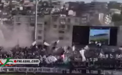  جماهير الجزائر تهتف لفلسطين أثناء مباراة