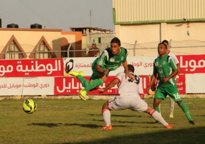لقطات مصورة من مباراة الأخضر والنشامى