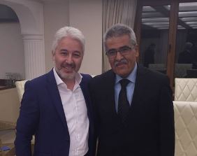 اجتماع المهندس عبدالرازق الفرا مع المهندس الأول بتركيا يوسف أوزترك  
