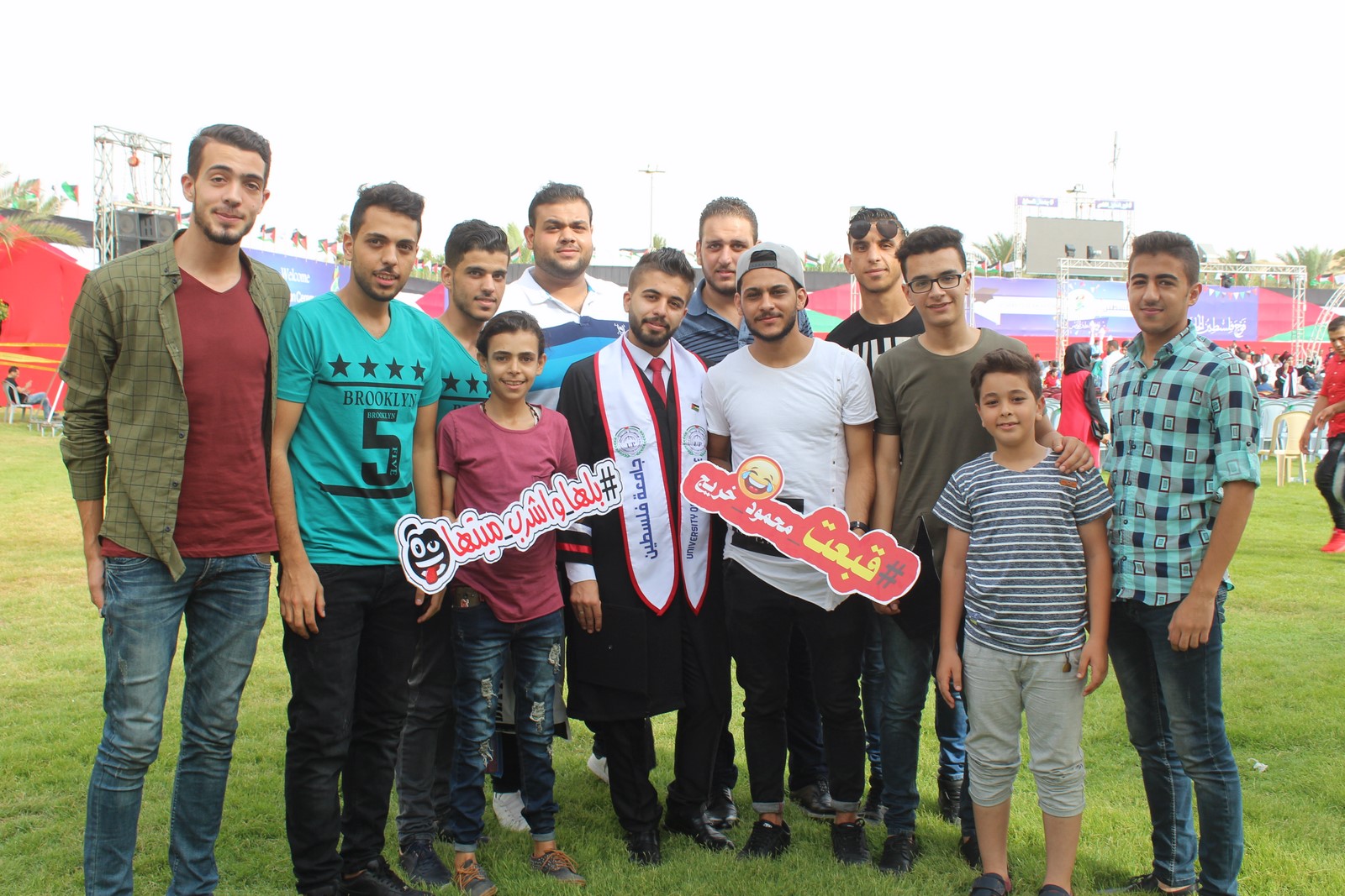 الفرا يزين حفل تخرج الفوج الخامس بجامعة فلسطين 