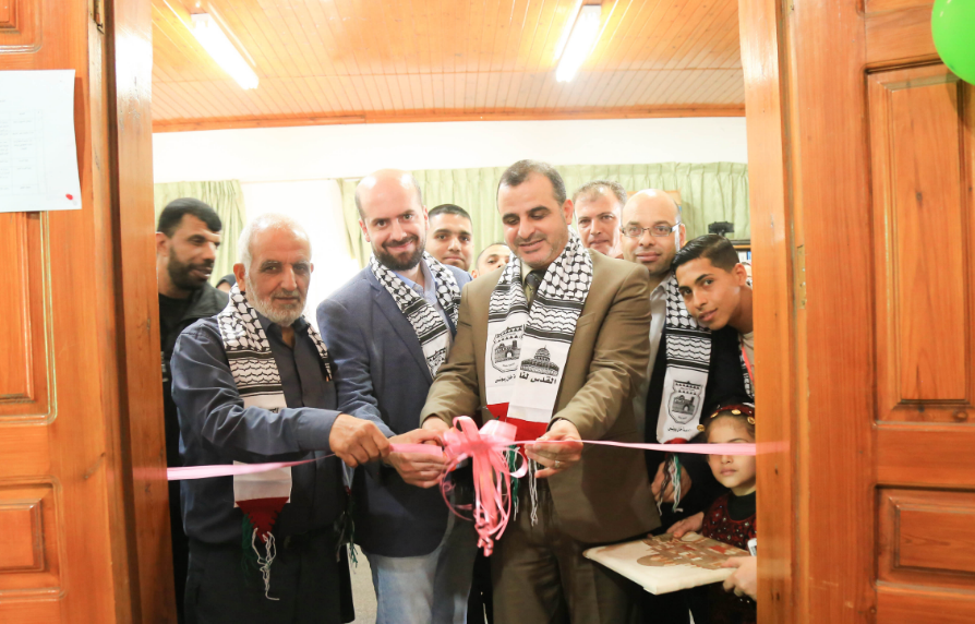 إفتتاح مكتبة خاصة بالطفل في مدينة خان يونس