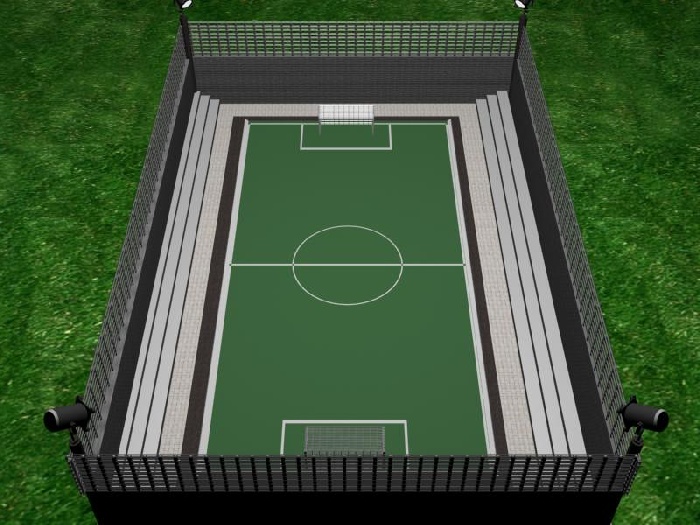 الملاعب "الخماسية " المنتشرة بكثافة في غزة أوقفت عجلة ألعاب جماعية كبرى. ...!!