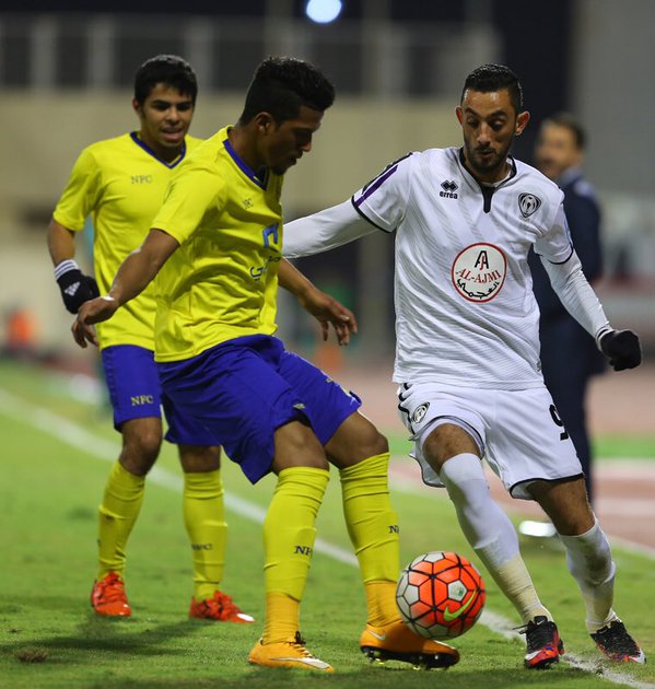 اشرف نعمان نجم هجر السعودي : راضي على ظهوري الاول مع النصر -