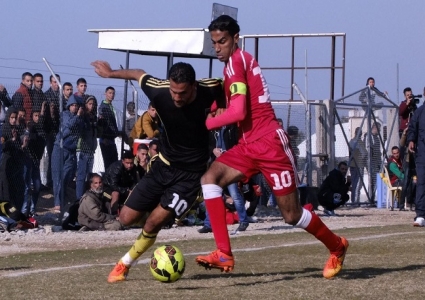 لقطات مصورة من لقاء الأهلي وخدمات النصيرات