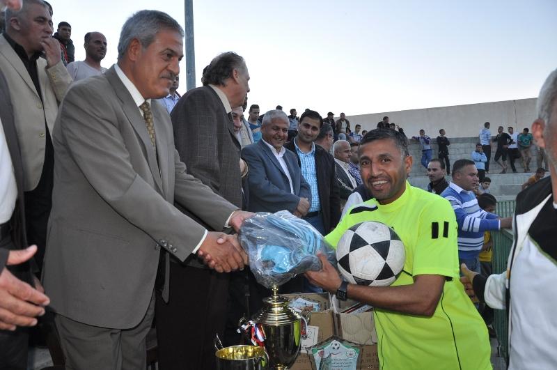  إختتام بطولة الدوري الخماسي لكرة القدم ( بطولة المرحوم مختار عائلة الجبور) بمشاركة الدكتور أسامة الفرا